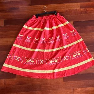 ✅ Vintage 70s handmade maxi skirt